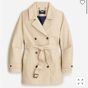 J. Crew Short trench coat